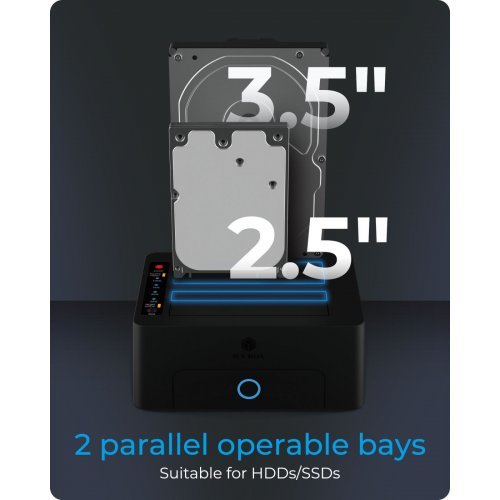 Докинг станция ICYBOX IB-1232CL-U3 (снимка 3)