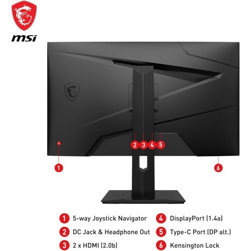 Монитор MSI G274QPX 9S6-3CC29H-040 (снимка 9)