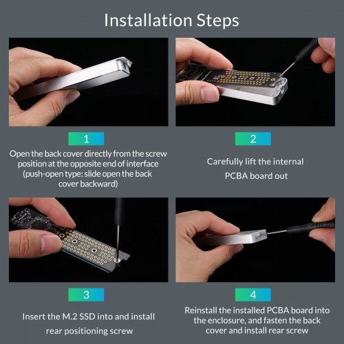 Кутия за диск Orico PCM2-C3-SV (снимка 14)