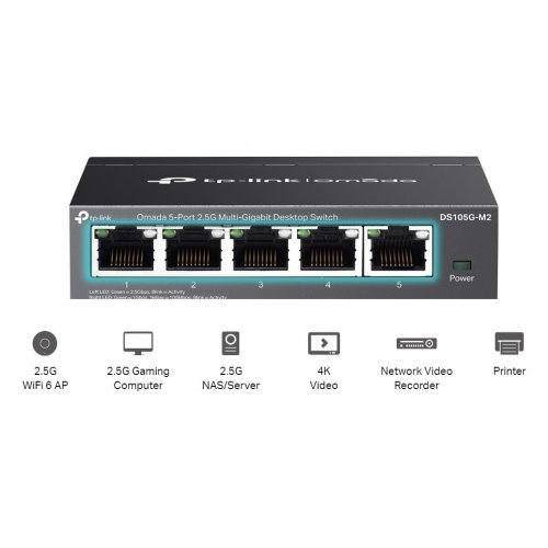 Суич TP-Link DS105G-M2 (снимка 8)