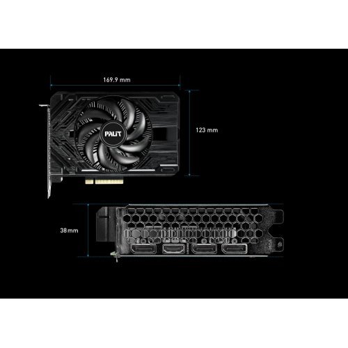 Видео карта Palit RTX4060 STORMX  NE640600119P1-1070F (снимка 5)