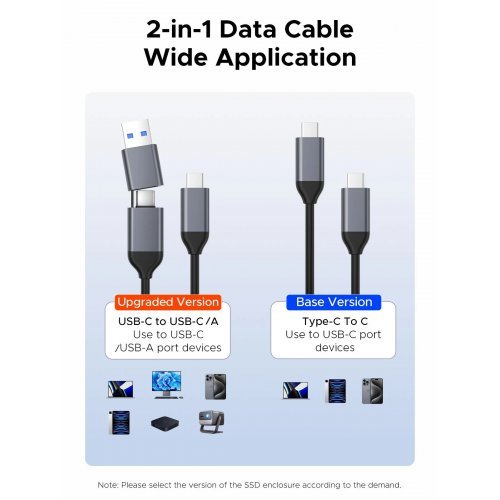 Кутия за диск Orico AXM2S-G2-V1-GY-BP (снимка 8)