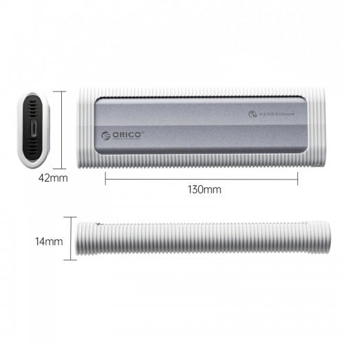 Кутия за диск Orico AXM2-G2-GY-BP (снимка 2)