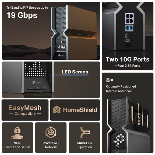 Безжичен рутер TP-Link Archer BE800 (снимка 7)