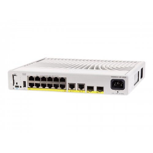 Суич Cisco Catalyst C9200CX-12P-2X2G-E (снимка 1)