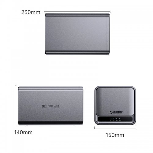 NAS устройство Orico TS200-EU-GY-BP (снимка 5)