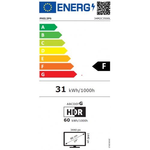 Монитор Philips 34M2C3500L/00 (снимка 7)