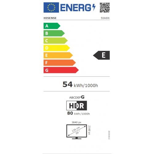 Телевизор Hisense 50A6N (снимка 4)