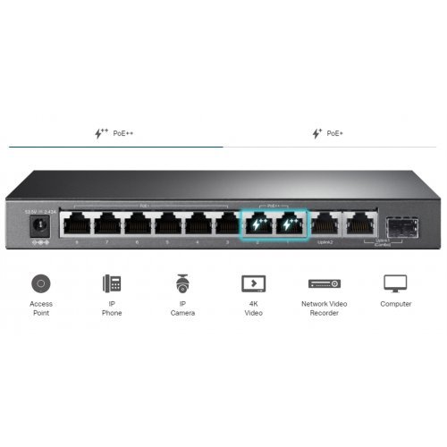 Суич TP-Link TL-SG1210PP (снимка 8)