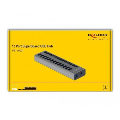 USB хъб Delock 63738 (снимка 4)