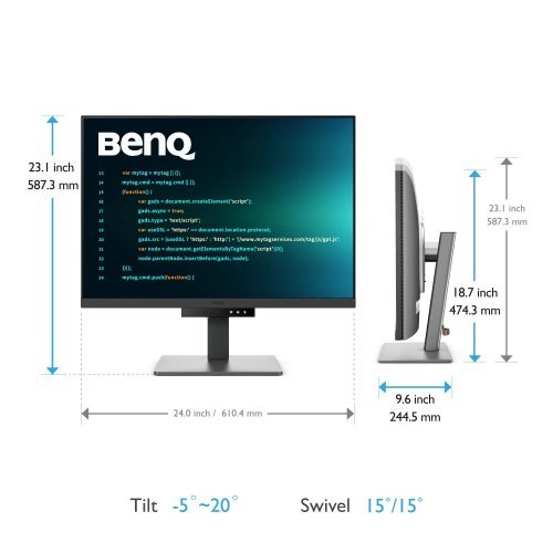 Монитор BenQ 9H.LM1LJ.TBE (снимка 5)