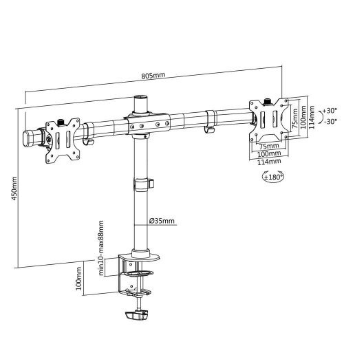 Стойки и стендове > ACT AC8315 (снимка 8)