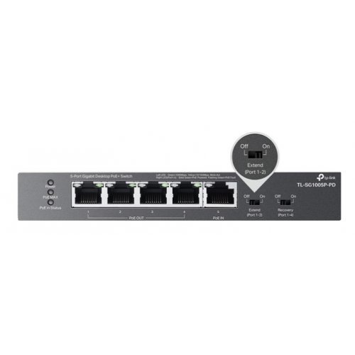 Суич TP-Link TL-SG1005P-PD (снимка 9)