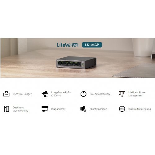 Суич TP-Link LS105GP (снимка 4)