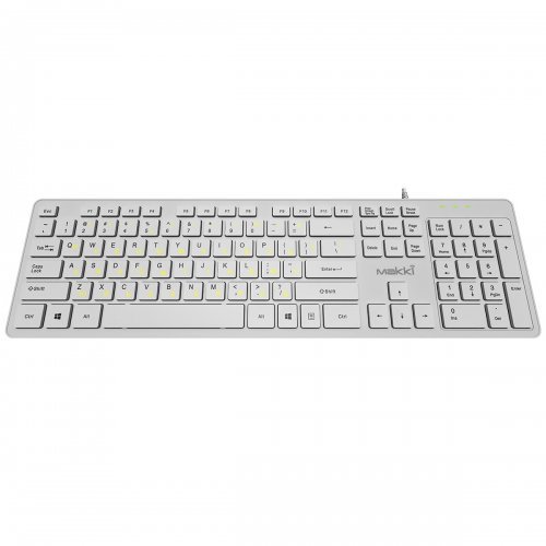 Клавиатура Makki MAKKI-KB-C14-WH (снимка 4)