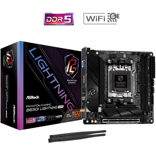 Дънна платка ASRock B650I LIGHTNING WIFI (снимка 1)