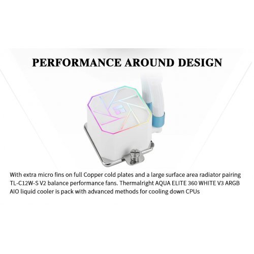 Охлаждане Thermalright AQUA-ELITE-360-WH-ARGB-V3 (снимка 10)