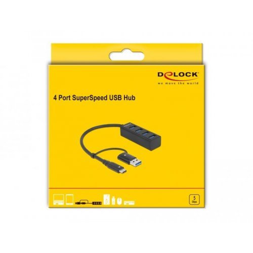 USB хъб Delock 63828 (снимка 2)