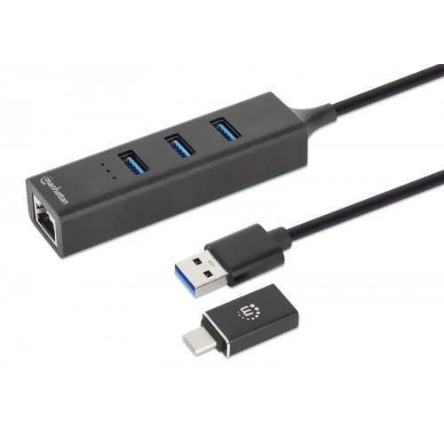 USB хъб Manhattan 180894 (снимка 1)