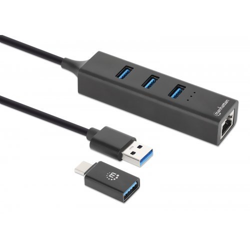 USB хъб Manhattan 180894 (снимка 2)