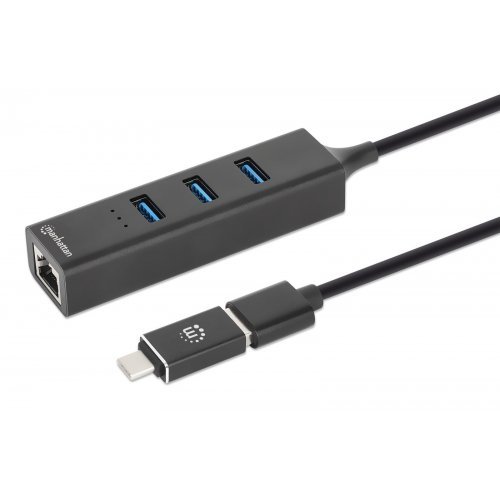 USB хъб Manhattan 180894 (снимка 3)