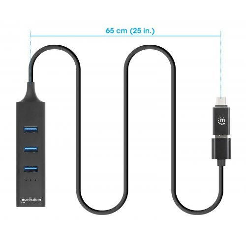 USB хъб Manhattan 180894 (снимка 5)