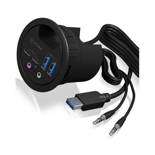 USB хъб ICYBOX IB-HUB1403B (снимка 1)