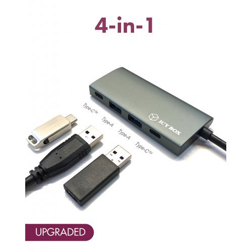 USB хъб ICYBOX IB-HUB1428-C31 (снимка 2)