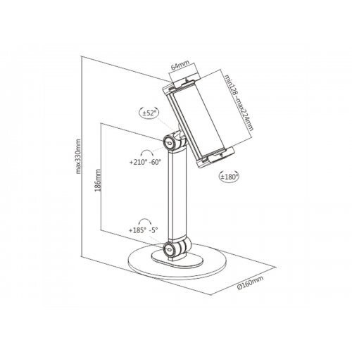 Стойка за таблет Roline 17.99.1193 (снимка 2)