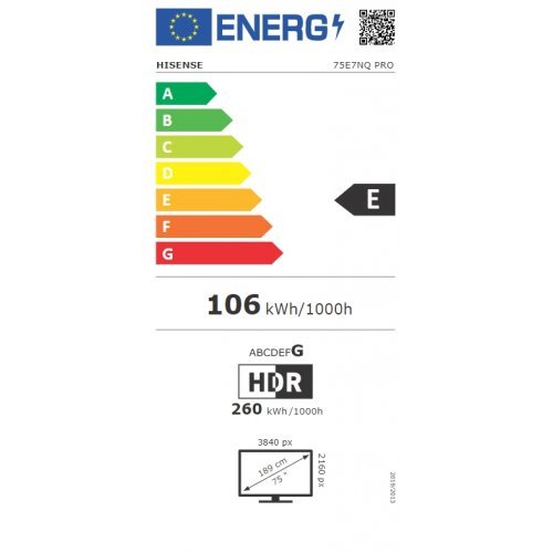 Телевизор Hisense 75E7NQ_PRO (снимка 6)