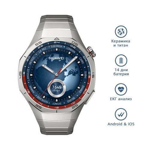 Ръчен часовник Huawei Watch GT5 Pro 6942103132049_6941487282562 (снимка 3)