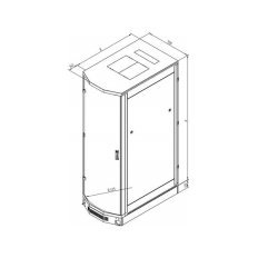 Комуникационен шкаф Triton RRA-42-A78-BRX-A1-ER