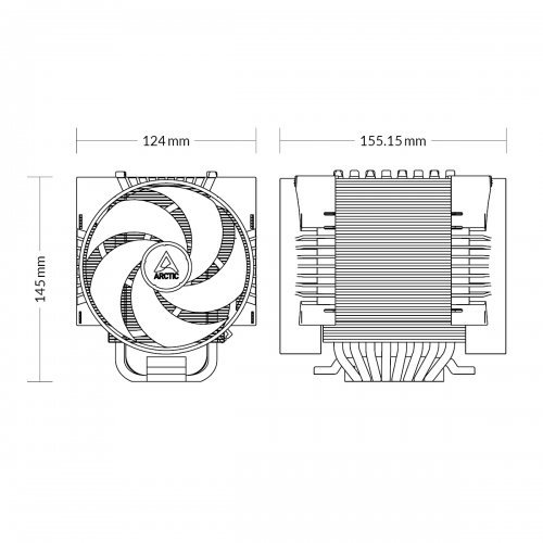 Охлаждане Arctic Cooling ACFRE00133A (снимка 5)