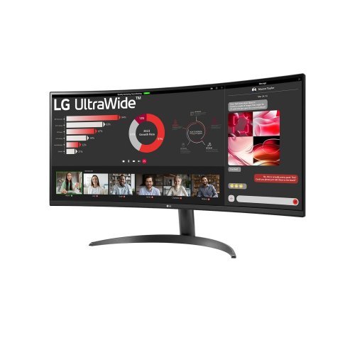 Монитор LG 34WR50QK-B (снимка 2)