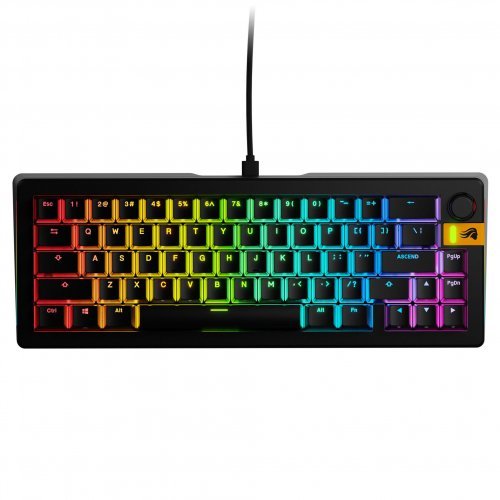 Клавиатура Glorious GLO-KB-GMMK3-65-PB-HE-W-BLK-US (снимка 1)