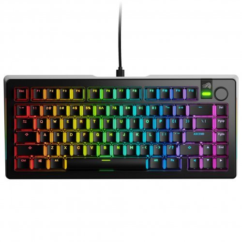 Клавиатура Glorious GLO-KB-GMMK3-PRO-75-PB-FOX-W-BLK-US (снимка 1)