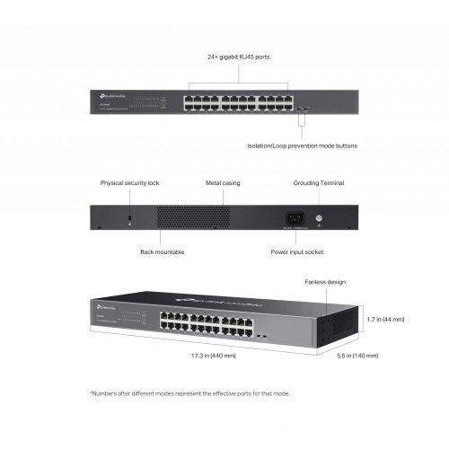 Суич TP-Link DS1024G (снимка 9)