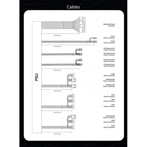 Захранващ блок Zalman ZM700-LX3 (снимка 15)