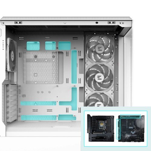 Компютърна кутия Zalman ZM-P50-DS-WH (снимка 18)