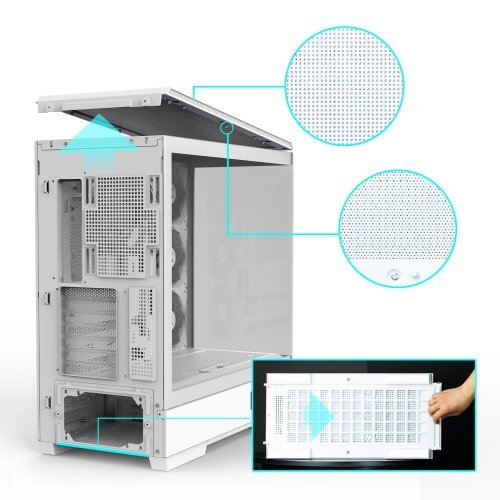 Компютърна кутия Zalman ZM-P50-DS-WH (снимка 22)