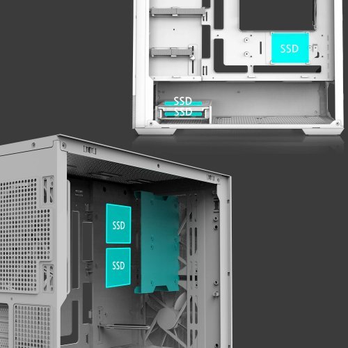 Компютърна кутия Zalman ZM-P30-AIR-WH (снимка 16)