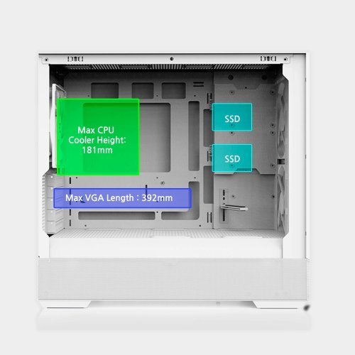 Компютърна кутия Zalman ZM-P30-AIR-WH (снимка 21)