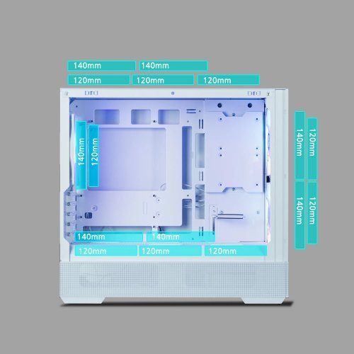 Компютърна кутия Zalman ZM-P30-AIR-WH (снимка 28)