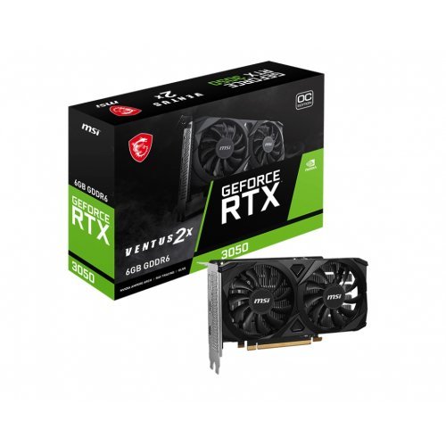 Видео карта MSI RTX3050 VENTUS 2X E 6G OC 912-V812-056 (снимка 1)