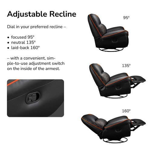 Геймърски стол Cougar Overlord CGR-OVL-ORB (снимка 15)