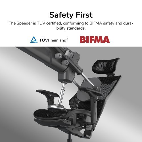 Геймърски стол Cougar Speeder CGR-SPD-GRB (снимка 19)