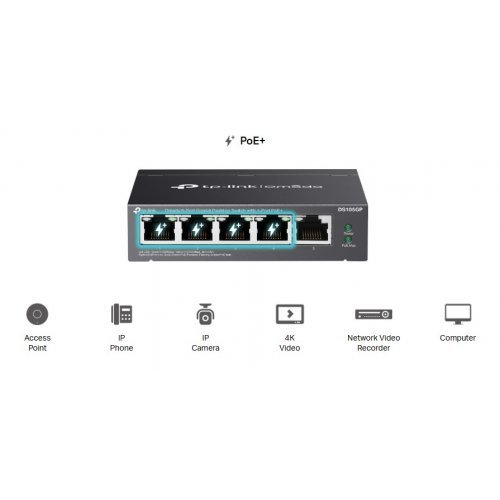 Суич TP-Link DS105GP (снимка 6)