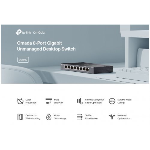 Суич TP-Link DS108G (снимка 5)