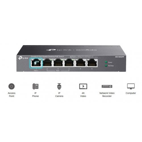 Суич TP-Link DS106GPP (снимка 6)