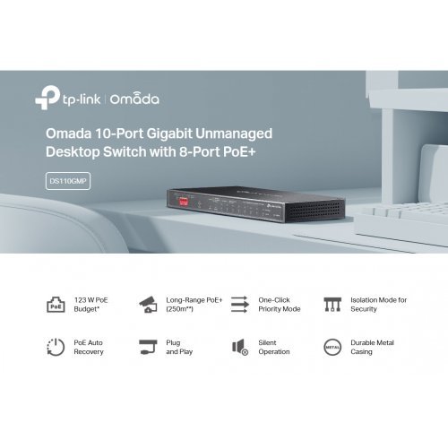 Суич TP-Link DS110GMP (снимка 5)